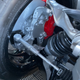 C8 cutaway showing front knuckle with cover over the bearing